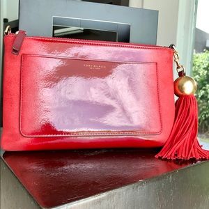 Ombré Tory Burch Tassel Crossbody/Clutch